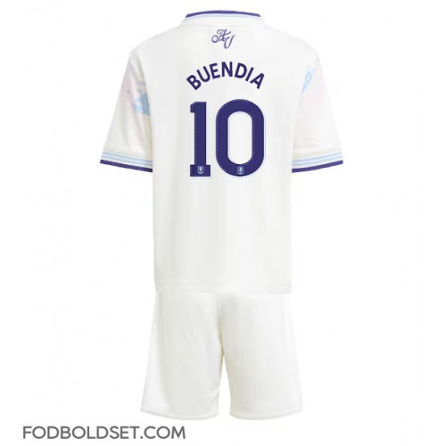 Aston Villa Emiliano Buendia #10 Tredje trøje Børn 2025-26 Kortærmet (+ Korte bukser)
